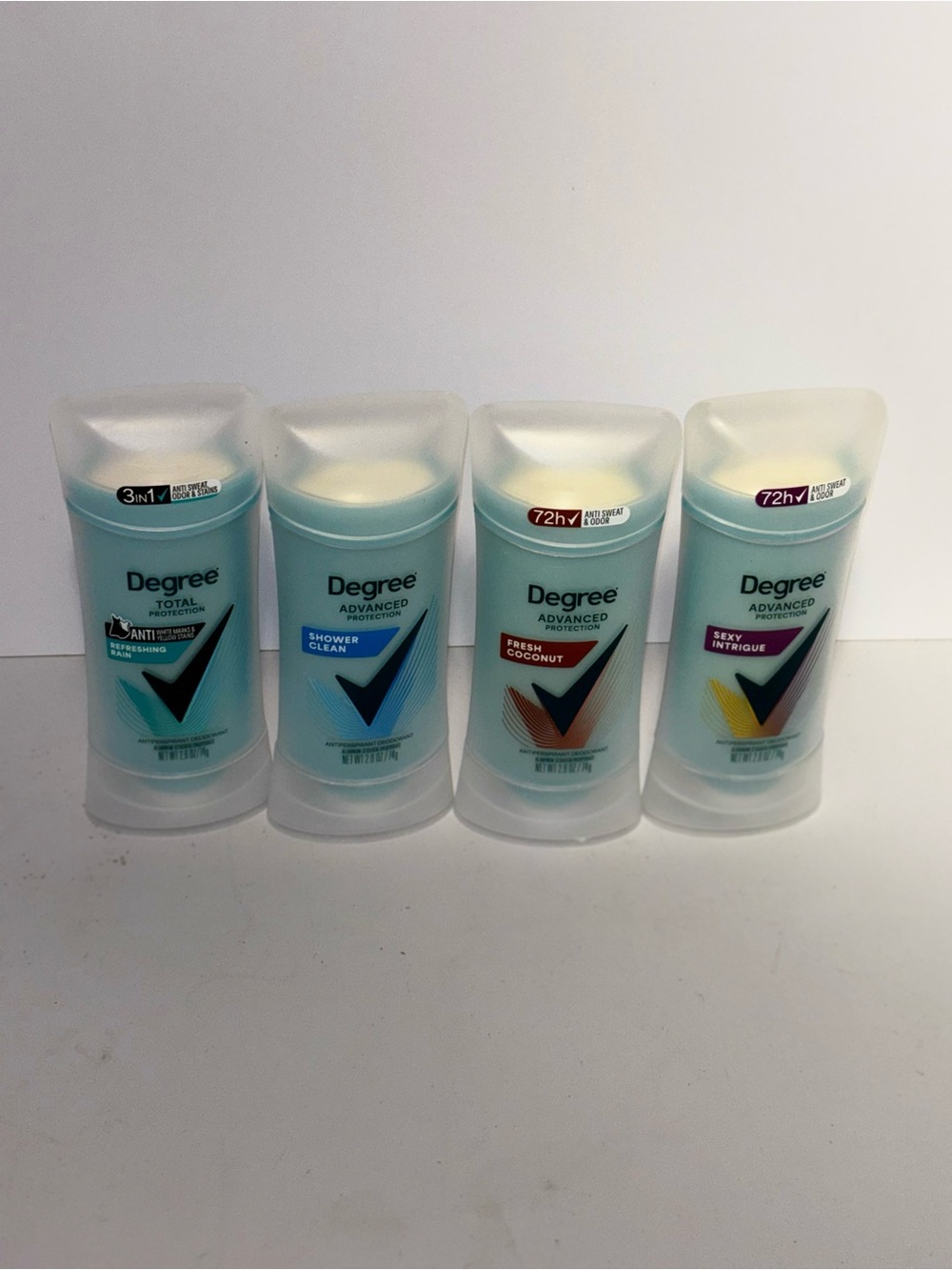 Degree Advanced Protection Antiperspirant Deodorant Stick Assorted-Bundle of 4